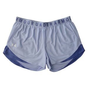 Celeste/Purple - Under Armour Women's Moisture Wicking Play Up 3.0 Gym Shorts, 3